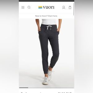 VUORI PERFORMANCE JOGGER (PLUM) - size S